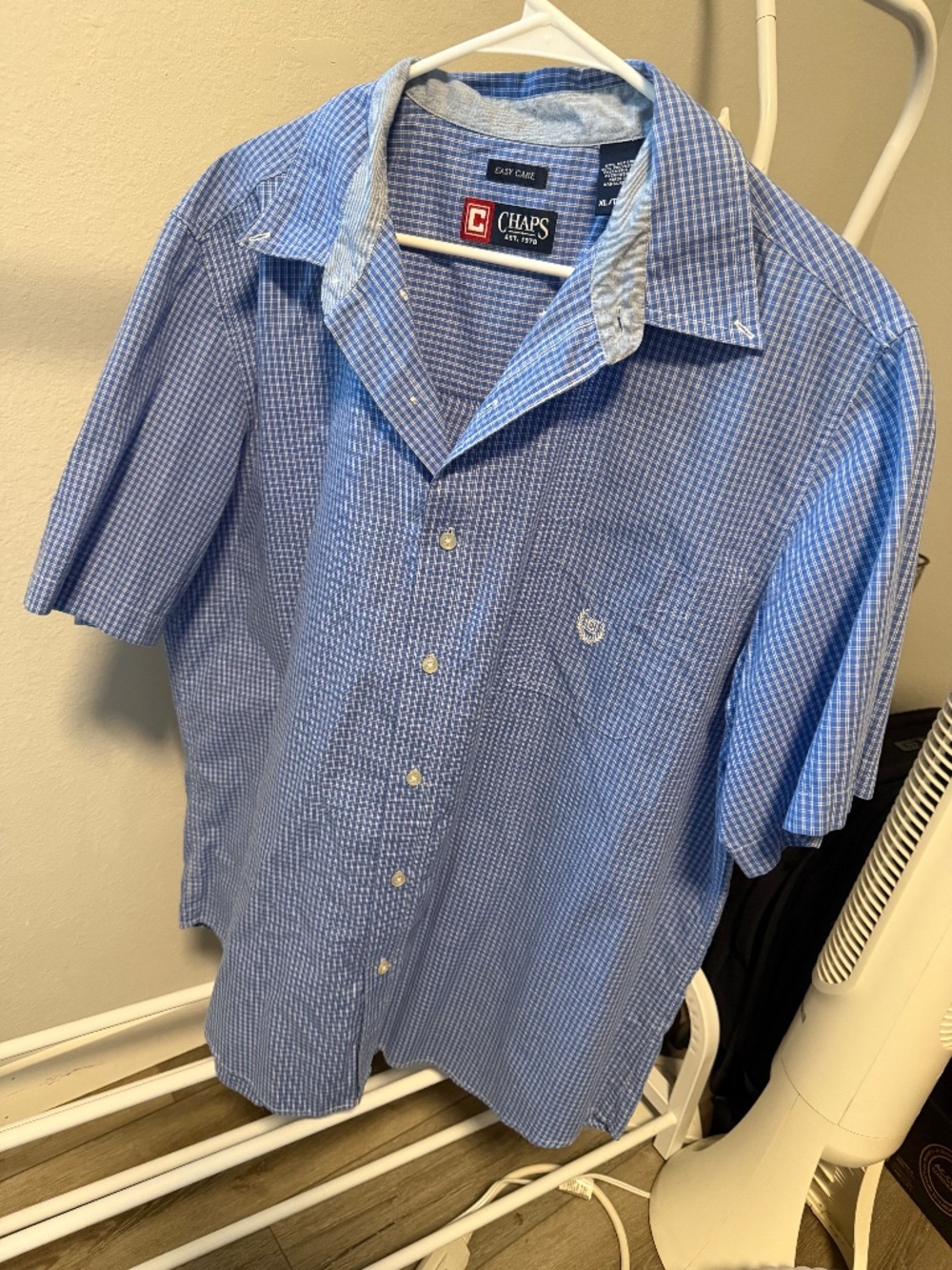 Chaps short sleeve button down shirt